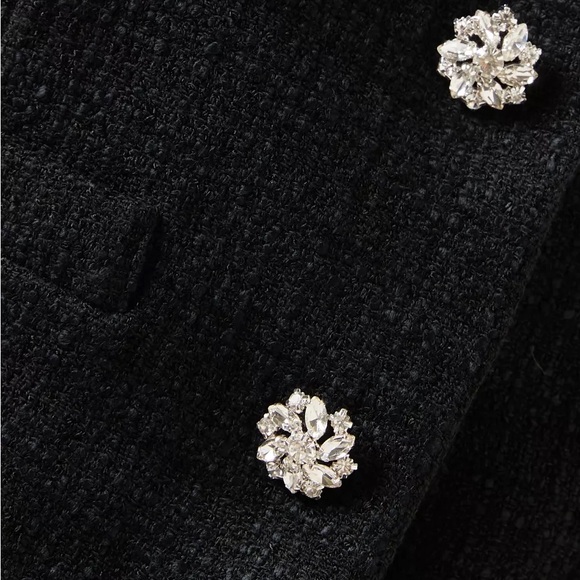 *SOLD* Sandro Manhattan Tweed Two Piece Mini Dress size 40 - Picture 3 of 7